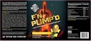 'Merica Labz F'N Pump'D Stimulant Free, Nitric Oxide,Fully Dosed, 펌프 PreWorkout Powder (20 서빙) (파인애플 아래로)