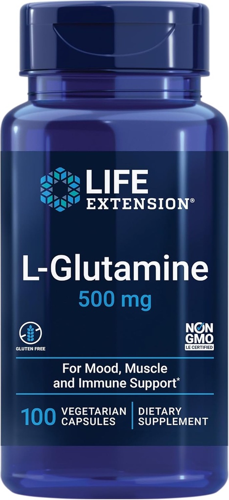 수명 연장 크레아틴 캡슐 120 조사 & L 글루타민 500mg 100 캡슐 근육 건강을 위한 뭉치
