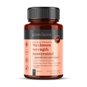 Pureclinica 1000mg Resveratrol x 90 정제 (3 개월 공급). 10 x 더 빠른 흡수를 위한 까만 고추 추출물을 가진 힘