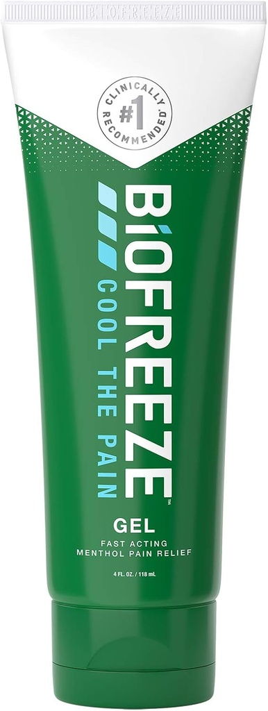 Biofreeze 진통 젤, 4 oz. 관 (포장 5 월병)