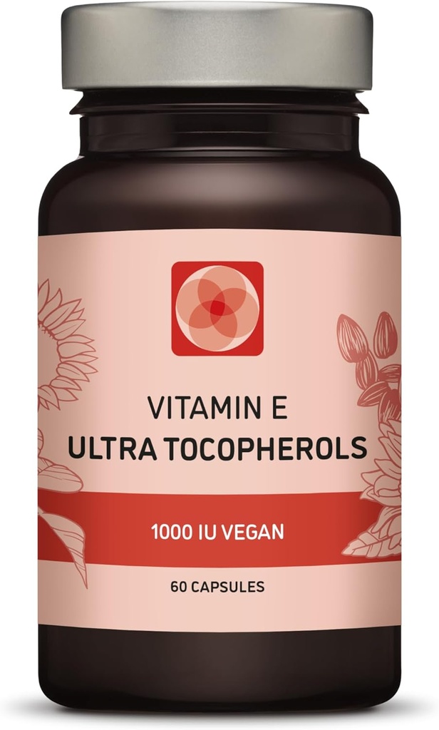 비타민 E 1000 IU 매우 Tocopherol 450mg 비타민 E Vegan – 모든 4 Tocopherols - 알파 Tocopherol + beta Tocopherol + 감마 Tocopherol + 델타 Tocopherol– 유일한 d 알파 (180)
