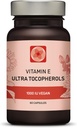 비타민 E 1000 IU 매우 Tocopherol 450mg 비타민 E Vegan – 모든 4 Tocopherols - 알파 Tocopherol + beta Tocopherol + 감마 Tocopherol + 델타 Tocopherol– 유일한 d 알파 (180)