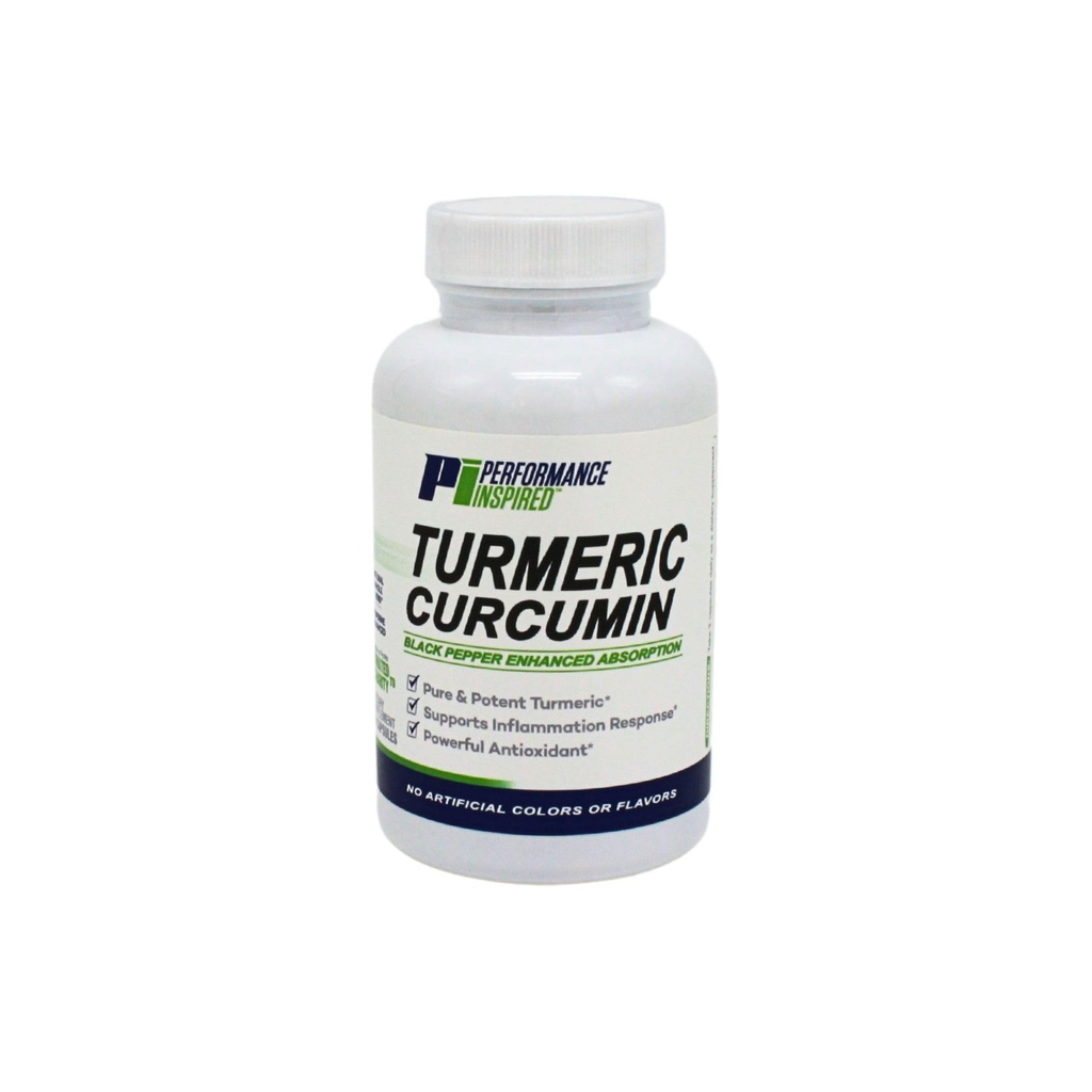성능 Inspired Nutrition Turmeric Curcumin 캡슐 - 공동 지원 및 산화 방지제 - 향상된 흡수 - 60 카운트
