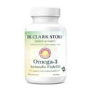 클라크 스토어 오메가-3 아이슬란드어 물고기 기름 보충 – 1000mg, 80 Softgels, 지원 심장, 두뇌 & 합동 건강