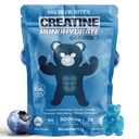 Creatine Monohydrate Gummies for Men & Women | 5000mg of Creatine Gummies per 서빙 | 설탕, 글루텐 프리 & 할랄 | 포장 90 사전 운동 및 근육 회복 | 블루 베리 맛