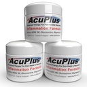 AcuPlus - 근육 및 관절 통증에 고급 통증 완화 화제 안티 염증 크림 - 관절염, Bursitis, & Tendonitis - 천연 재료와 빠른 행동 공식 - 4 oz. 각, 팩 3
