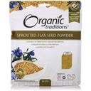 Sprouted Flax 황금 유기 전통 8개 oz 부대