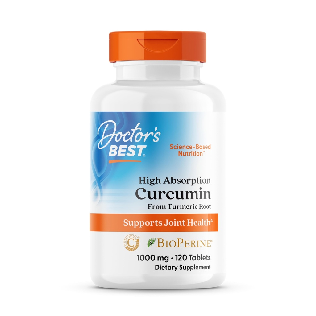 C3 Complex & BioPerine을 가진 Turmeric 뿌리에서 의사의 제일 Curcumin는, 자유로운 Radicals, Non-GMO, 글루텐 자유로운, Soy 자유로운, 합동 지원, 1000 mg, 120의 정제를 Neutralize 도움에 의해 합동을 혜택을 줍니다