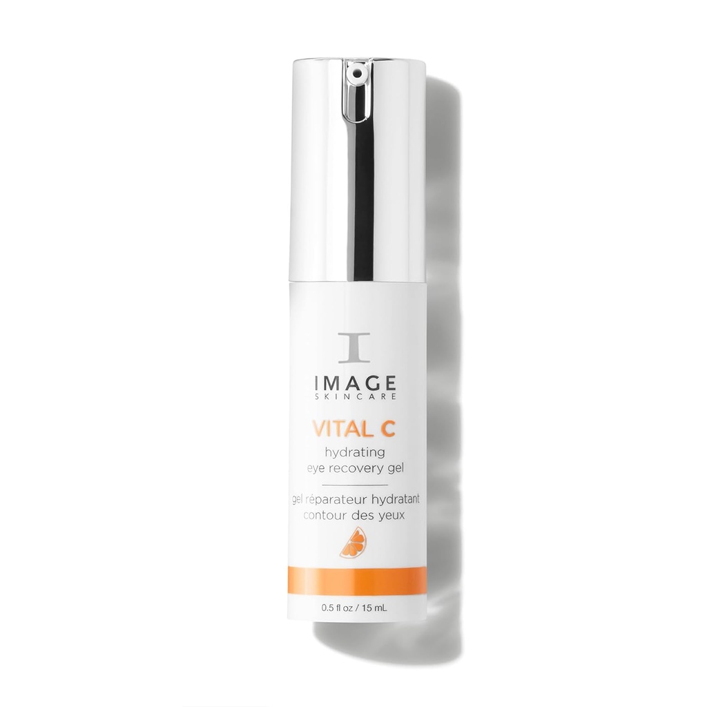 IMAGE Skincare, VITAL C Hydrating Eye Recovery Gel, 비타민 C 및 펩타이드와 함께 다크 서클의 외관을 감소, 가방, 그리고 주름 눈 아래, 0.5 fl oz