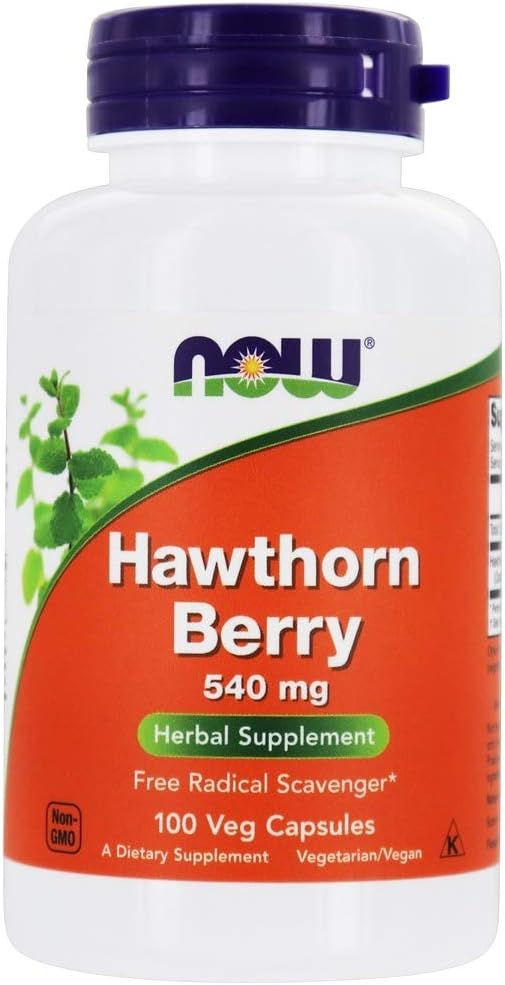 지금 호손 베리 540mg, 100 Veg 캡슐 (포장 4)
