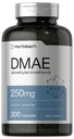 Horbaach DMAE 보충교재 | 250mg | 200 캡슐 | Non-GMO, 글루텐 프리 | DMAE Bitartrate
