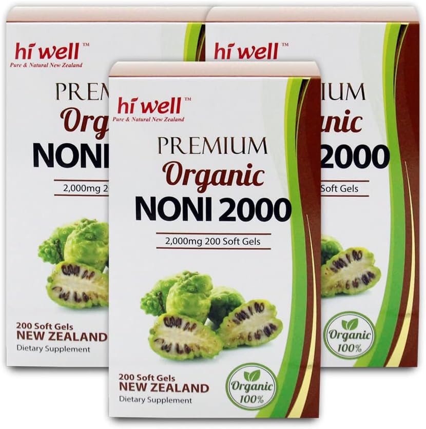 (포장 3) Hi Well Premium Noni 2000 200 Softgels