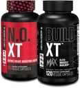Jacked Factory N.O. XT Nitric 산화물 보충교재 (90 조사) & 구조 XT 최대 엘리트 근육 건축업자 (120 조사)