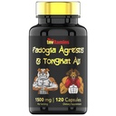 Fadogia Agrestis & Tongkat Ali 보충교재: 1500mg - 120의 캡슐 | 750mg Tongkat Ali (Longjack) & Fadogia의 각각 | 스포츠 영양, 운동 성과, 근육을 위한 남자를 위한 매우 방어적인 공식