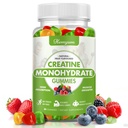 크레아틴 Monohydrate Gummies - 여자 남자를 위한 5g 크레아틴, 강화된 근육 힘, 부스트 초점 및 내구시간, 근육 건축업자, L-Taurine + 비타민 B12, 빈, 글루텐 자유로운 80 조사