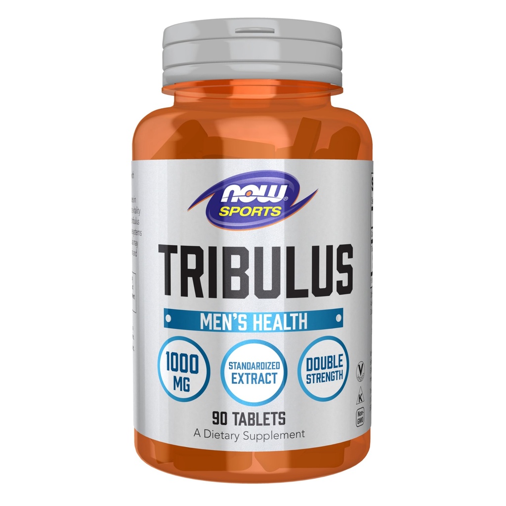 NOW 식품 스포츠 영양, Tribulus (Tribulus terrestris) 1,000 mg, 이중 힘, 남성 건강, 90 정제