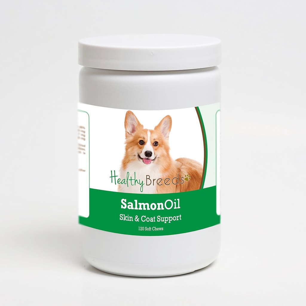 건강한 Breeds Pembroke Welsh Corgi Salmon 기름 연약한 Chews 120 조사