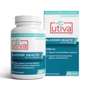 Szio+ Utiva Bladder 건강 - Overactive Bladder와 낮은 Urinary Tract 건강을 위한 통제 보충교재 - 빈도와 긴급을 감소시키는 임상으로 입증 - 60의 캡슐