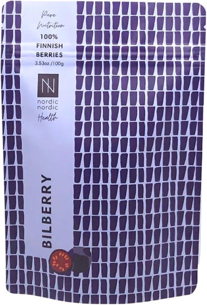 Bilberry 분말, 강력한 산화제 Superfood (100 그램)
