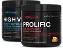 PEScience Pre Workout Stack – Prolific & High Volume, Sour Peach Candy, Nitric Oxide Booster – 40 & 36 Scoops, L Arginine Nitrate, L Citrulline, 남성 및 여성을위한 사전 운동 분말