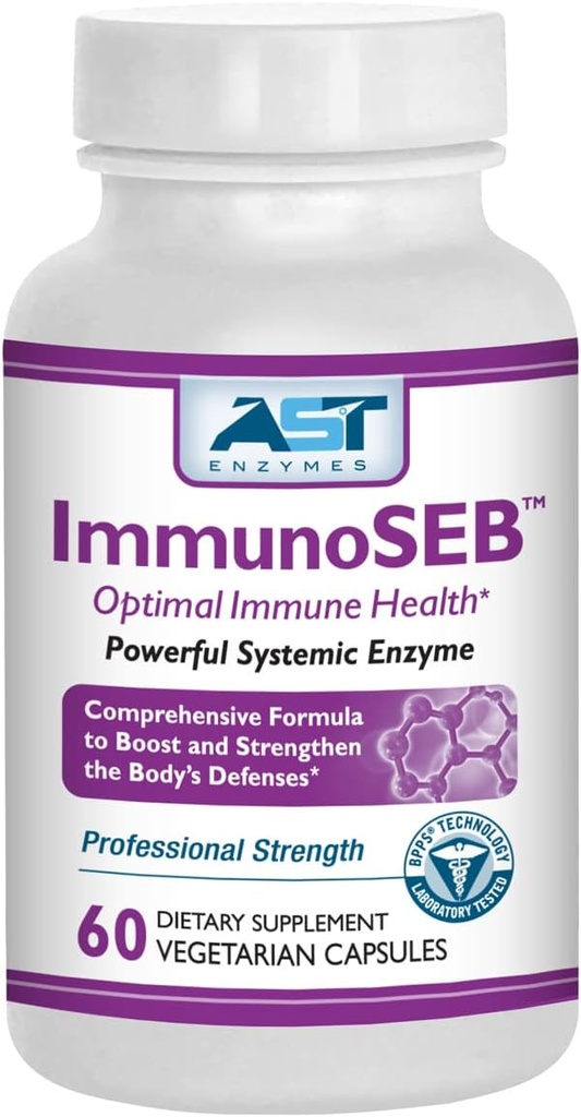 ImmunoSEB 60 채식 캡슐 - 면역 건강 - 체계적인 효소