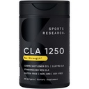스포츠 연구 CLA - 남성과 여성을위한 Active Conjugated Linoleic Acid가있는 1250mg | Non-GMO, Soy & Gluten Free - 95 % (90 Softgels)