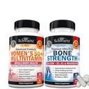 BioSchwartz 여성을 위한 매일 Multivitamin 50 & 이상 (1 달 공급) 칼슘과 마그네슘을 가진 Bone 힘 무기물 보충교재 (1 달 공급)