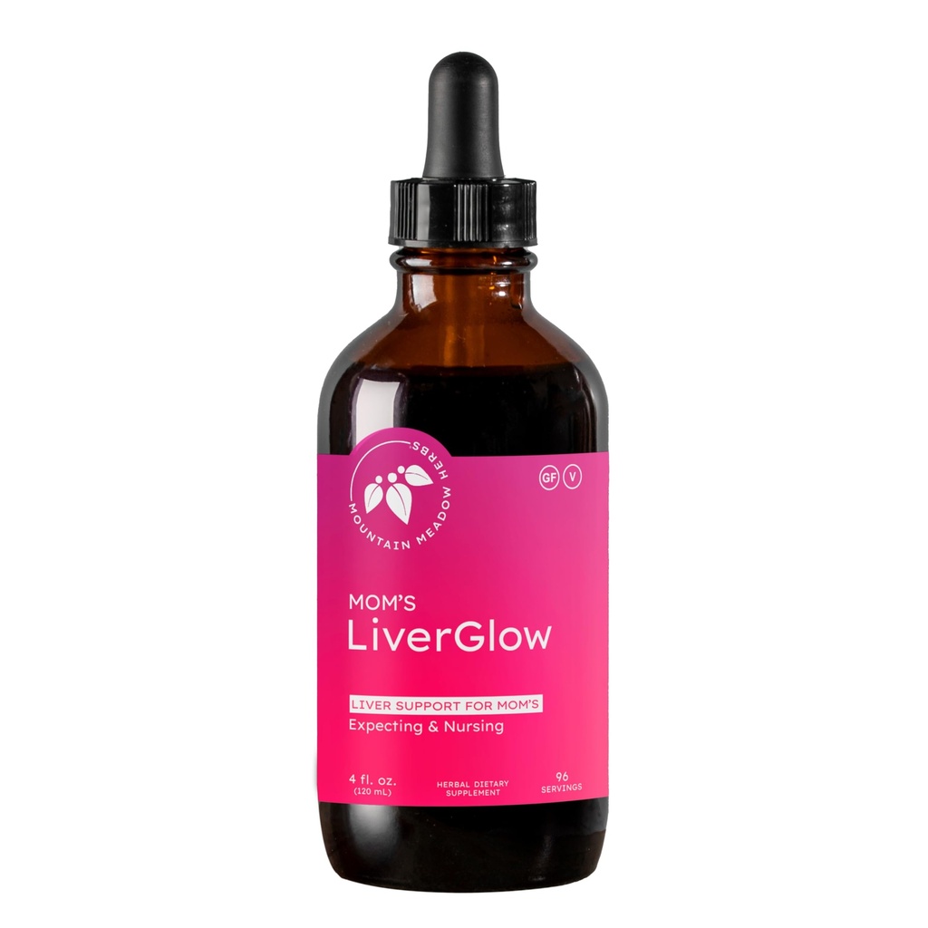 산 Meadow 허브 엄마의 간장 Glow, 고급 Detoxifier 및 Regenerator 지원 Liver 건강 및 기능 - 4 oz - 행복한 Liver