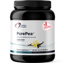 건강 PurePea를 위한 디자인 - 20g Vegan Pea Protein, Non-GMO 자연적인 음료 혼합 분말 보충교재, 바닐라 (15 서빙/450g)