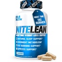 체중 감량 지원을위한 야간 지방 버너 - Green Tea 및 White Kidney Bean Extract가있는 남성 및 여성을위한 벨리 지방 버너 - 야간 Metabolism Booster & Sleep Optimizer
