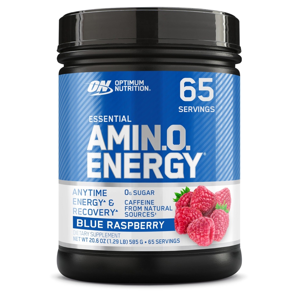 최적 영양 아미노산 에너지 - 녹차, BCAA, 아미노산, Keto 친절한, 녹색 커피 추출물, 에너지 분말을 가진 전 운동 - 파란 나무 딸기, 65 서빙 (포장 5 월병)