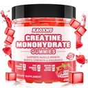 Creatine Monohydrate 남자 & 여자 120 CT를 위한 Gummies - 서빙 당 Creatine Monohydrate의 5000mg - 근육 힘, 근육 건축업자, 에너지 부스트 (Raspberry 풍미)를 위한 설탕 자유로운 Chewable Creatine