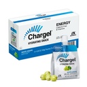Chargel 화이트 포도, Caffeine-Free Instant Energy Gel Running, Biking, Workout, Hiking Essentials for Women & Men, Runners 선물 - Carbs 비타민, 글루텐 무료 - 팩 6 젤 - 6.35oz 각 각