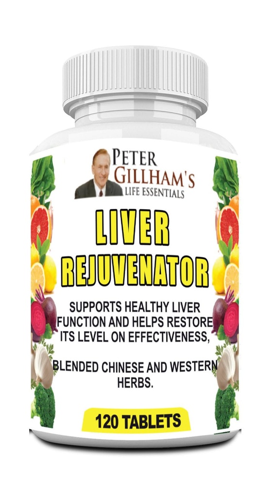 Liver Rejuvenator 120 정제, 40 서빙 모든 자연 비 GMO 초본 혼합 780 mg Liver Cleanse, Liver 지원 미국에서 만든 피터 Gillham의 생활 필수