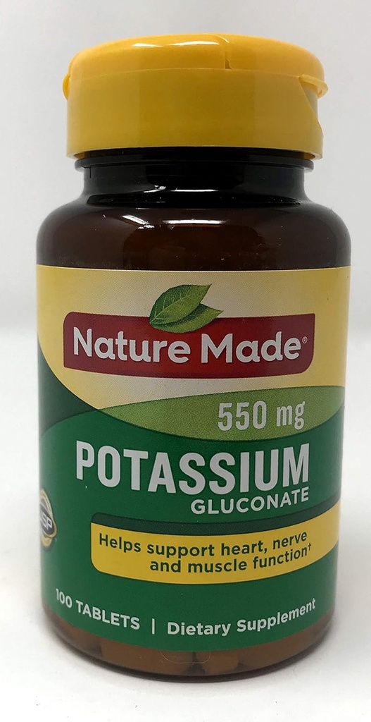 성격은 2의 칼륨 Gluconate 550mg 팩을 만들었습니다