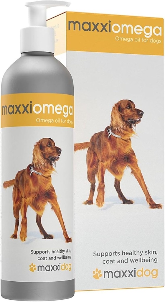 maxxipaws maxxiomega 오메가 3, 6 & 9 오일 보충교재 - 개, 10oz를 위한 피부 & 외투 지원