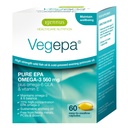 Igennus Vegepa 오메가 3 야생 물고기 기름 & 저녁 Primrose 기름 혼합, 560 mg EPA 플러스 GLA, 60 작은 Softgels