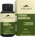 일반 Tribulas Gokhru-60 Gokshura 정제 1000mg | 매우 높은 농도 60 % Saponins | Vigour 향상 | Tribulus Terrestris | 남성 및 여성 모두 (60 정제) (1)