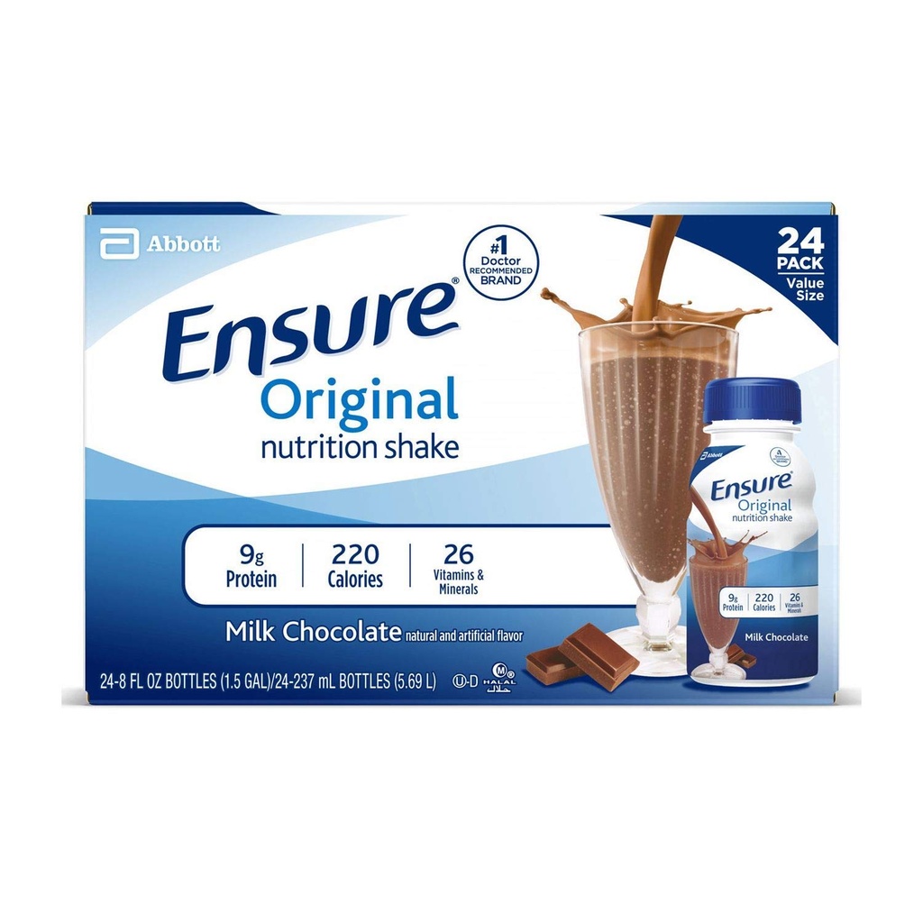 본래 치료 우유 초콜렛, 8개의 Ounce Recloseable 판지, Abbott 64937 - 24의 상자