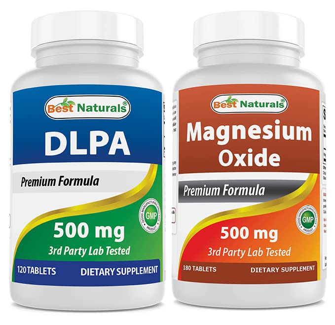 제일 자연적인 DLPA 500 mg & 마그네슘 산화물 500 mg