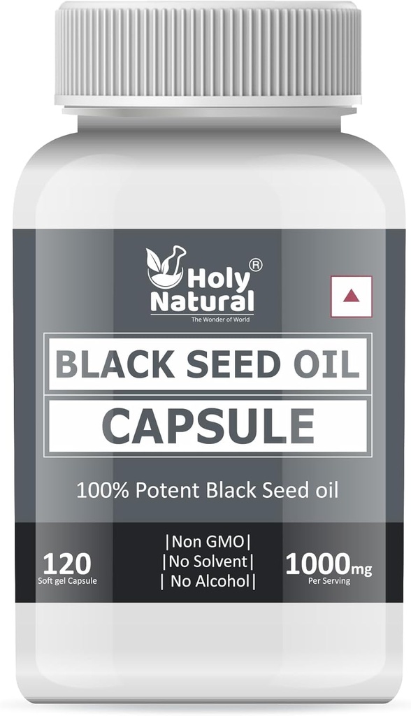 Black Seed Oil Softgel 캡슐 - 500mg (120 Softgel) 프리미엄 품질 냉 프레스 Nigella Sativa Seeds 오일 I 2 개월 보충 I Rich Thymoquinone, 비타민 E & Omega 3 6 9