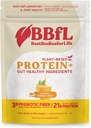 BBfL 공장 기반 단백질 셰이크 - 21g Vegan Protein, Turmeric + Curcumin 95 + Ceylon Cinnamon, Prebiotics, Digestive Enzymes, Inflammatory Response 지원 - 올인원 Shake (15 서빙, Turmeric Cream)