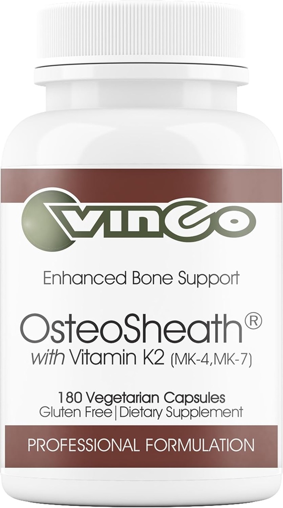 Vinco의 - OsteoSheath4 비타민 K2 - 180 캡슐 Vinco