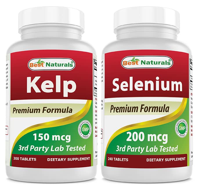 Kelp 보충교재 150 Mcg & 셀렌 200 mcg
