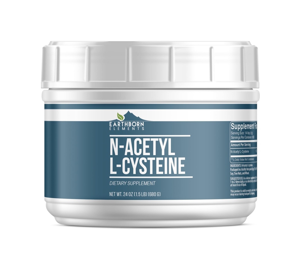 지진 성분 N 아세틸 L-Cysteine (1.5 lb), 규정식 보충교재, Resealable Tub