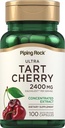 Piping Rock Tart Cherry Extract Capsules 2400 mg | 100 알약 | 농축된 주스 추출물 | Non-GMO, 글루텐 무료 보충