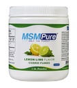 KALA HEALTH MSMPure 레몬 라임 맛 코어 MSM 분말 조각 – 공동 건강, 피부 외관 및 헤어 & 네일 지원을위한 US-Made MSM – 1 lb, 유기 황