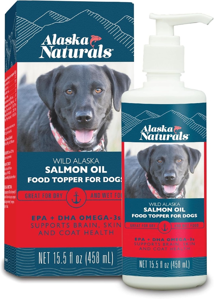 Alaska Naturals 야생 Alaska Salmon 기름 음식 Topper 용 개