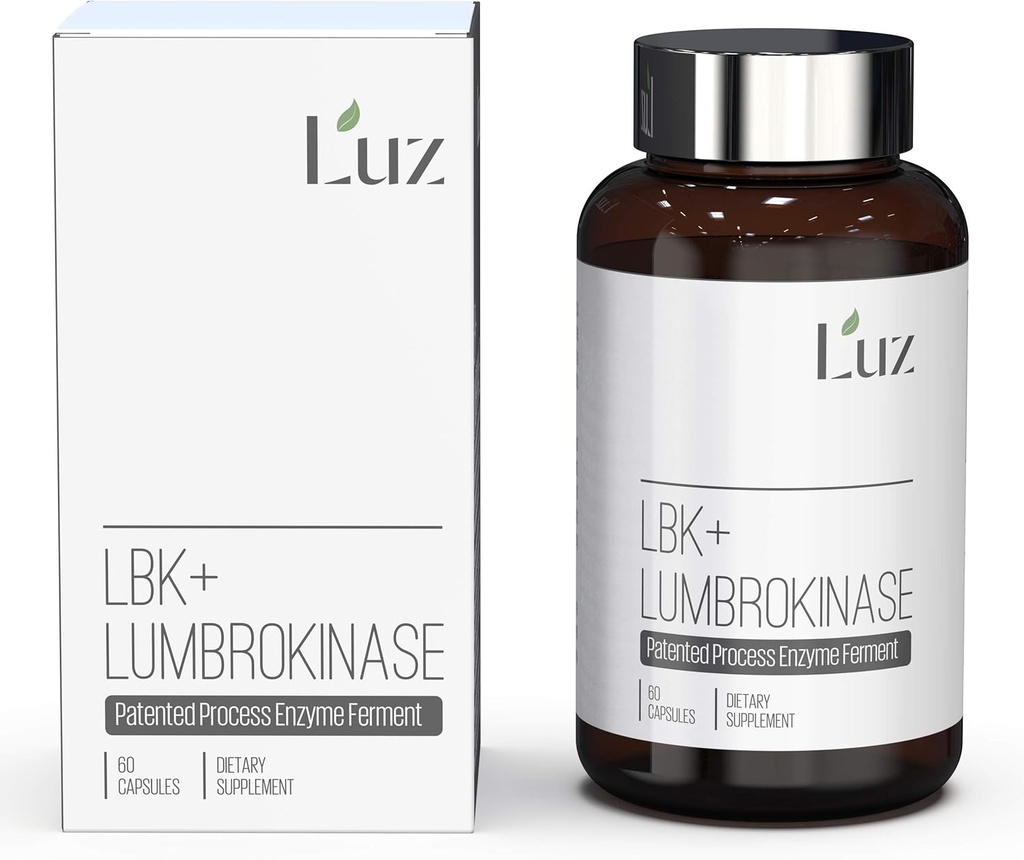 루즈 LBK+ Lumbrokinase - 특허 처리 - 60 캡슐