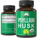 USDA 유기 Psyllium Husk Vegan 캡슐 유기 Psyllium Husk씨로 만든. Gut를 위한 섬유 보충교재. 소화 Prebiotics. 소화를 위한 알약, Bloating 없이 거친. 기타 제품